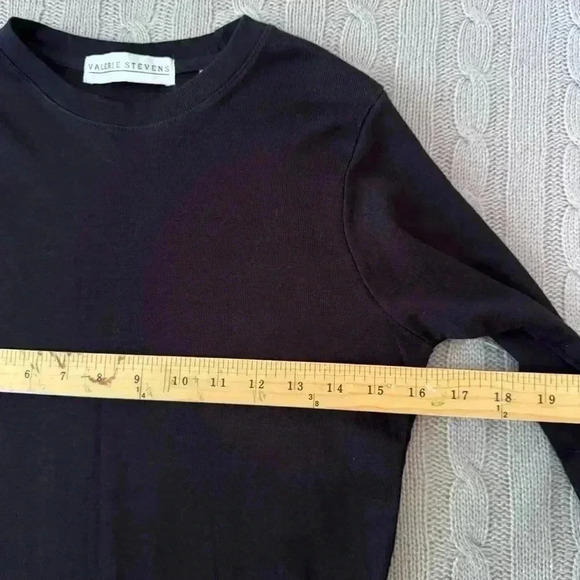 Valerie Stevens Black Pullover Size S - Picture 4 of 5
